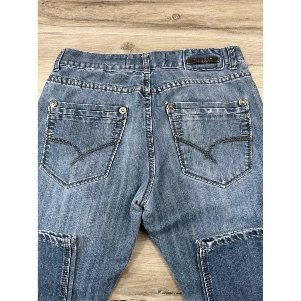 Blue Rag Mens Straight Leg Jeans Medium Wash Denim Size‎ 32x28 Casual Streetwear